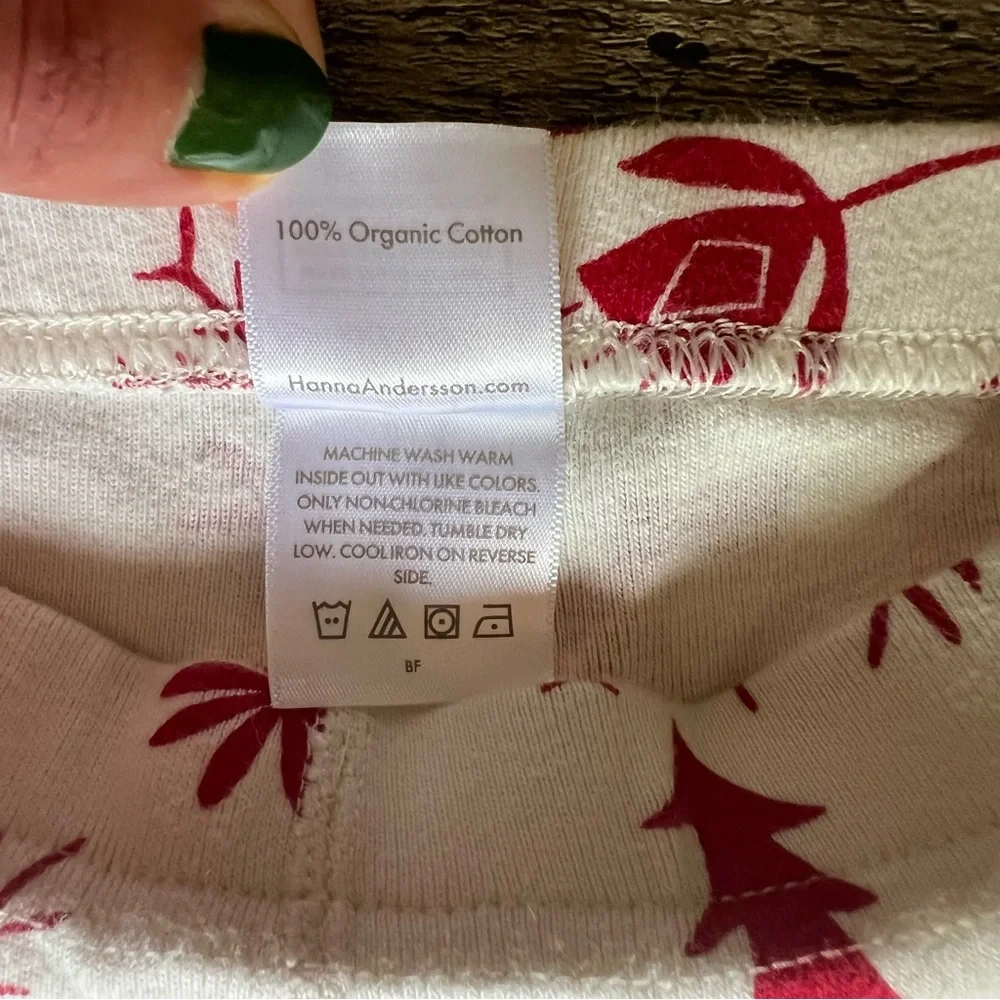 Hanna Andersson Kids Holiday Long John Pajama Set - Woodland Holiday - Picture 5 of 6